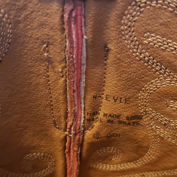 Nine West Evie western boot red Black 5 1/2 - Picture 8 of 15